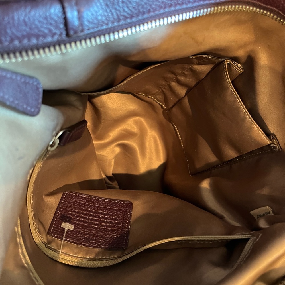 Coach Dark Purple Shoulder Bag - Picture 8 of 9